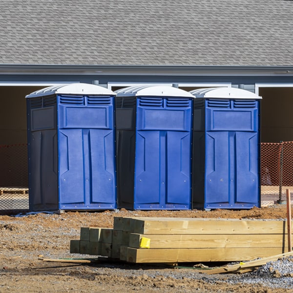 are there any restrictions on where i can place the portable restrooms during my rental period in Loomis MI